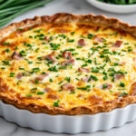 Bacon cheddar quiche