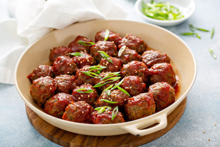 Crockpot Sweet & Sour Meatballs