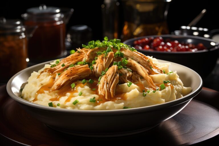 Open Faced Turkey Sandwich