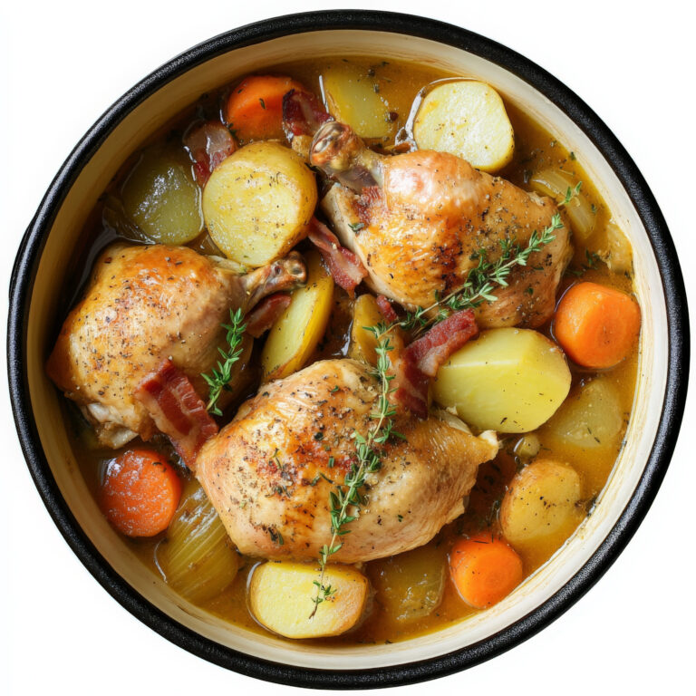 Slow Cooker Honey Garlic  Chicken & Veggies