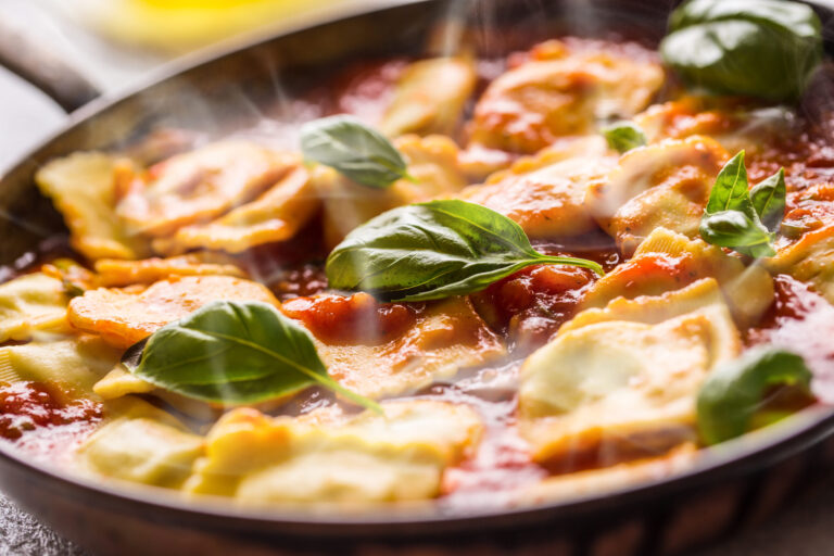 Spinach Ravioli Lasagna