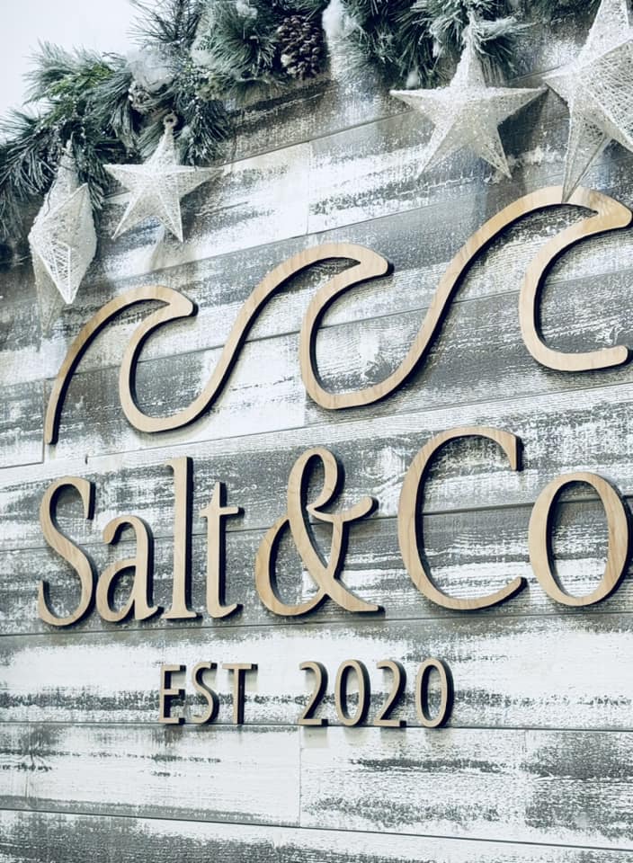 Salt & Co wall -
