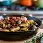Grilled brussel sprouts